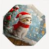 Chrismas Fashionable Automatic Opening/Closing Folding Umbrella. Portable and Foldable, Ideal for Gift, Travel, and Daily Use.