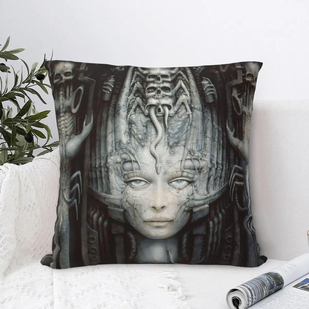 H.R Giger - Li 1 - Art Throw Pillow home decor items christmas decorations 2024