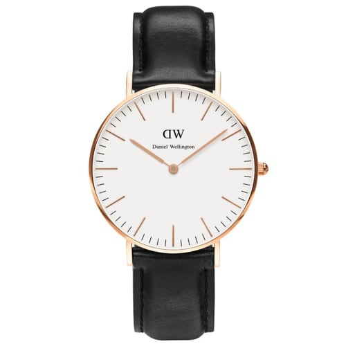 Daniel Wellington 36mm Men's/Women's Leather Analog Watch 0508DW