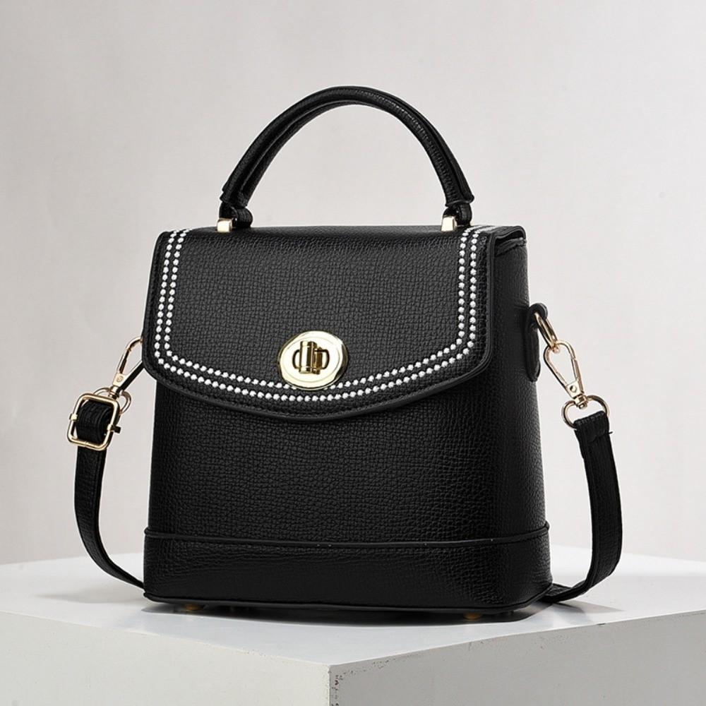 

Elegant Texture Square Bag Large Capacity Lady Shoulder Bag Superior PU Handbag Banquet