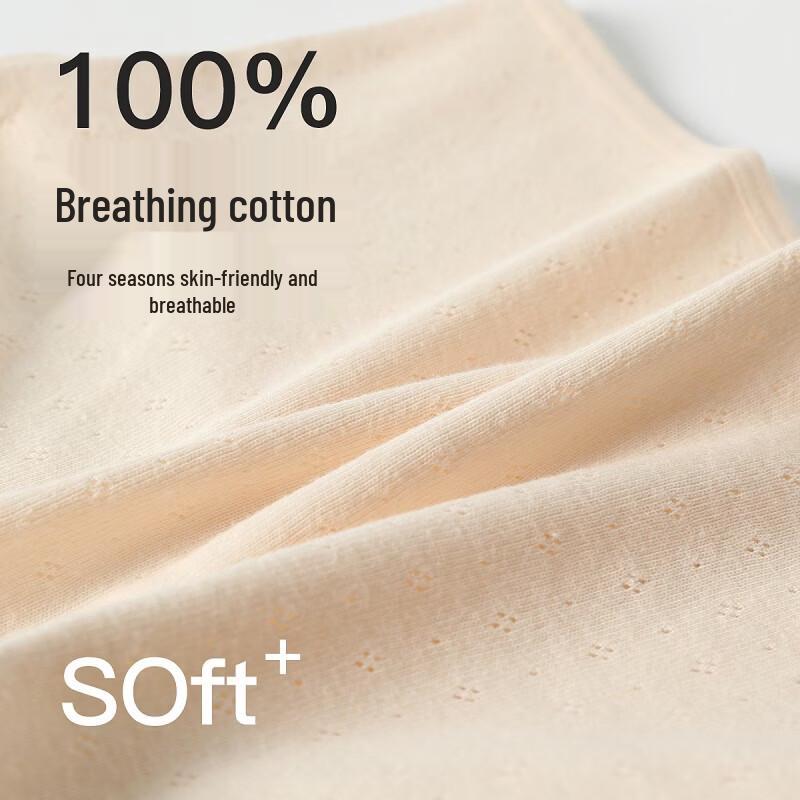 Fenteng Women's 100% Cotton Antibacterial 3-Pack Briefs