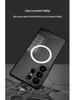 Samsung S26 Ultra Magnetic Buckle Phone Case, S25 Plus Metal Lens, S24 Drop Protection