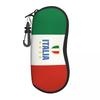 Custom Flag Of Italy Sunglasses Soft Case Neoprene Zipper Shell Eyeglass Case Protective Box For Glasses