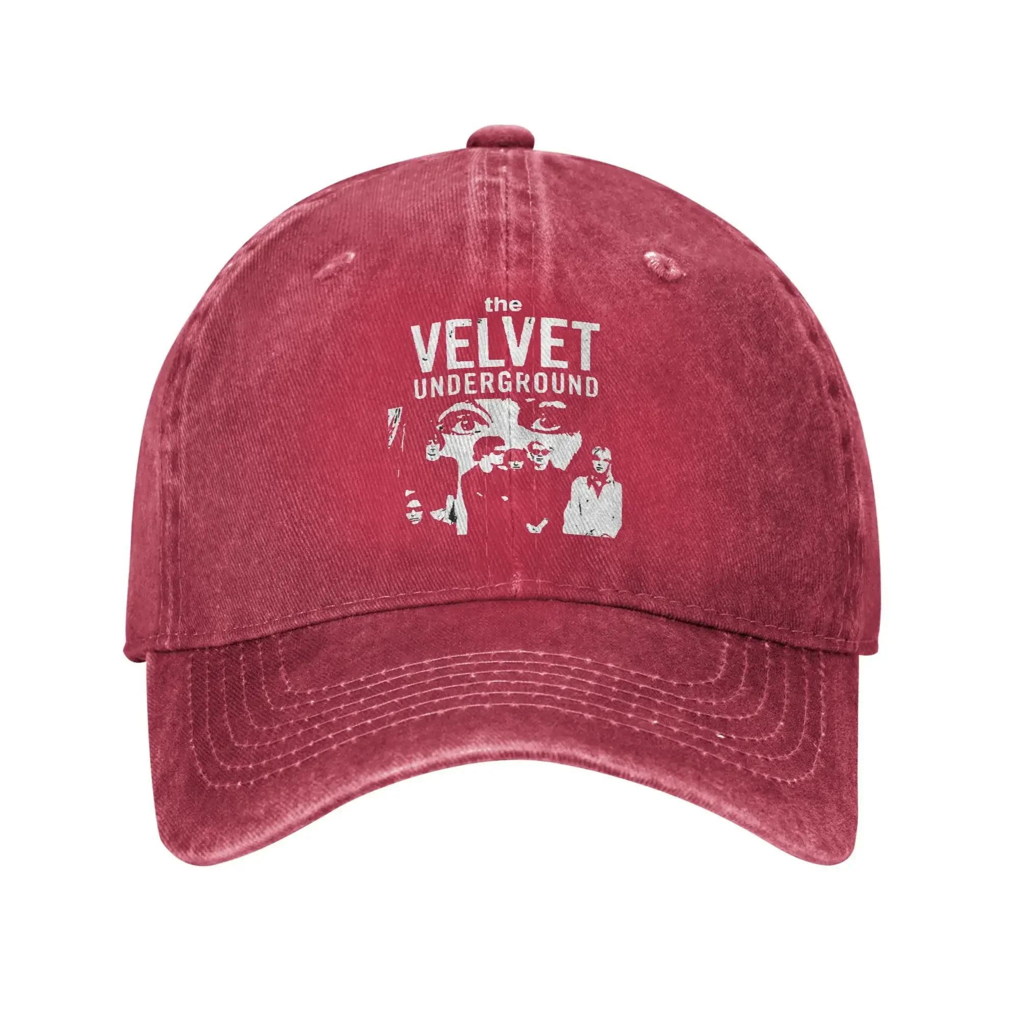The Velvet Underground Andy Warhol Nico Unisex Women Baseball Cap Distressed Denim Hats Cap Vintage Outdoor Travel Gift Snapb Adjustable