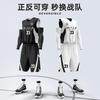 Reversible Basketball Jersey Set Mens Training Game Uniform Breathable Sport Vest Fall Winter