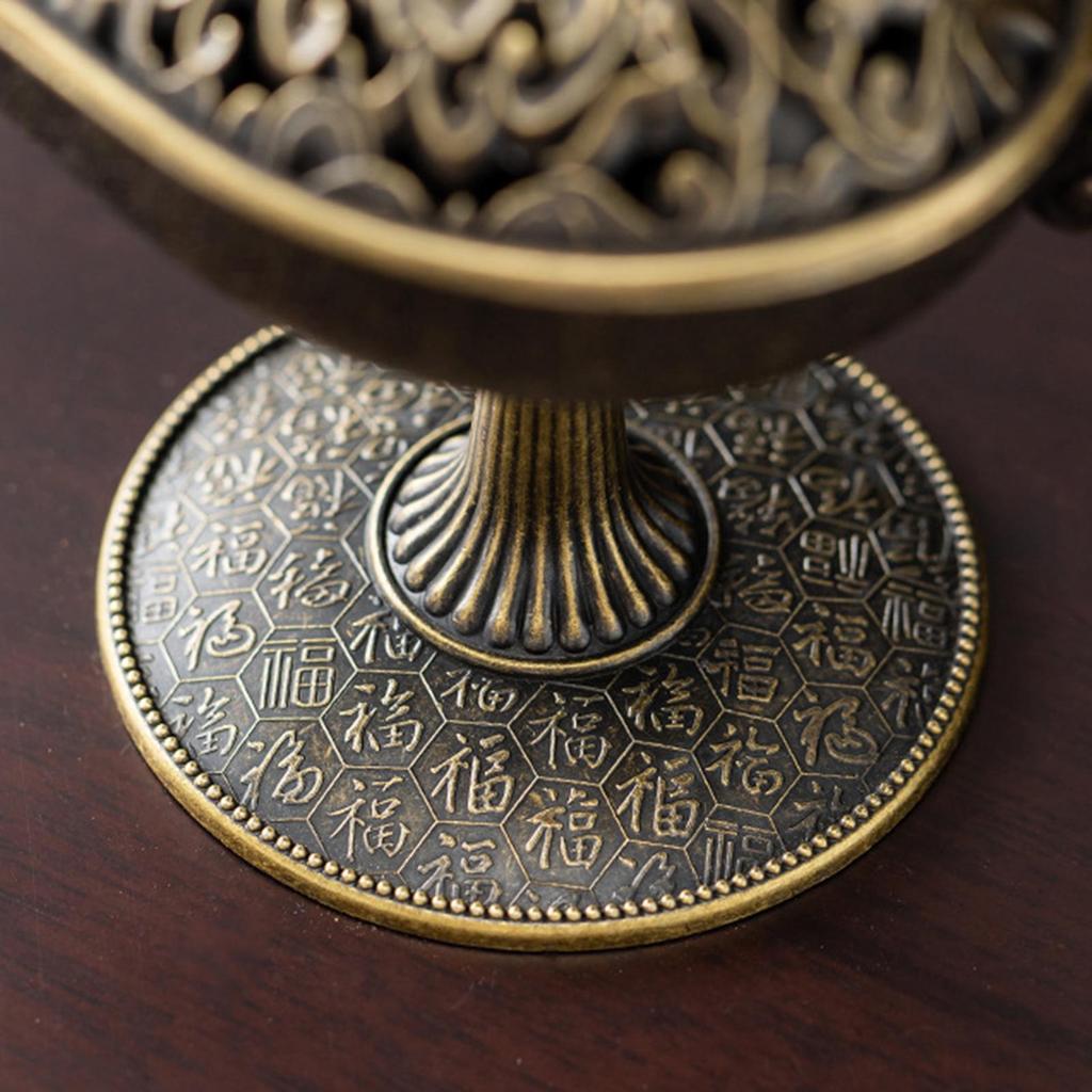 Metall Räuchergefäß Aladdins Wunderlampe Design Ausgehöhlt Ästhetisch Dekorative Handwerkskunst Geschenk Spulenräucherhalter Bestseller