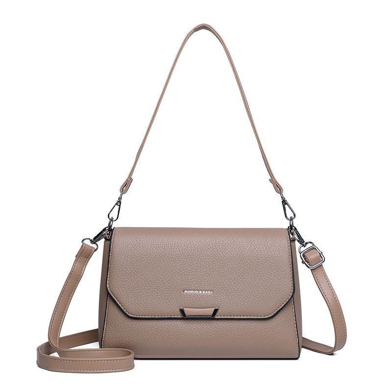 

Маленькая квадратная сумка женская подмышечная сумка через плечо для通勤 хаки