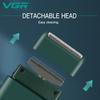 VGR Portable USB Rechargeable Mini Men's Shaver Electric Hair Clipper Reciprocating Blade Deep Cleaning Shaver Home Razor  Long-lasting V-390