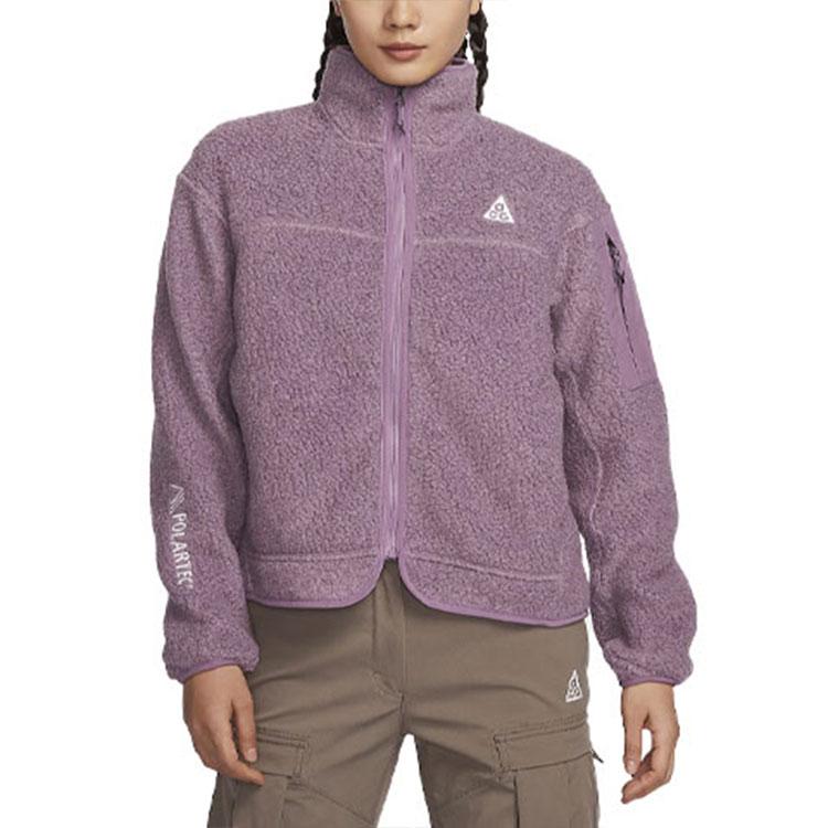 New Nike Velvet Jackets Women's Violet FB8007-536