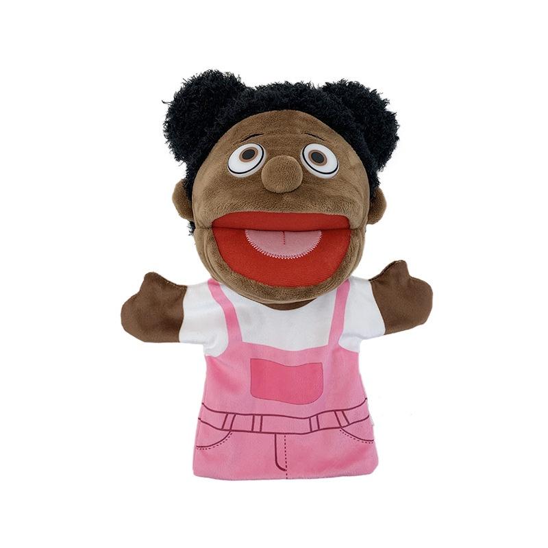 African Family Plush Toy Hand Puppet For Creative Roleplaying