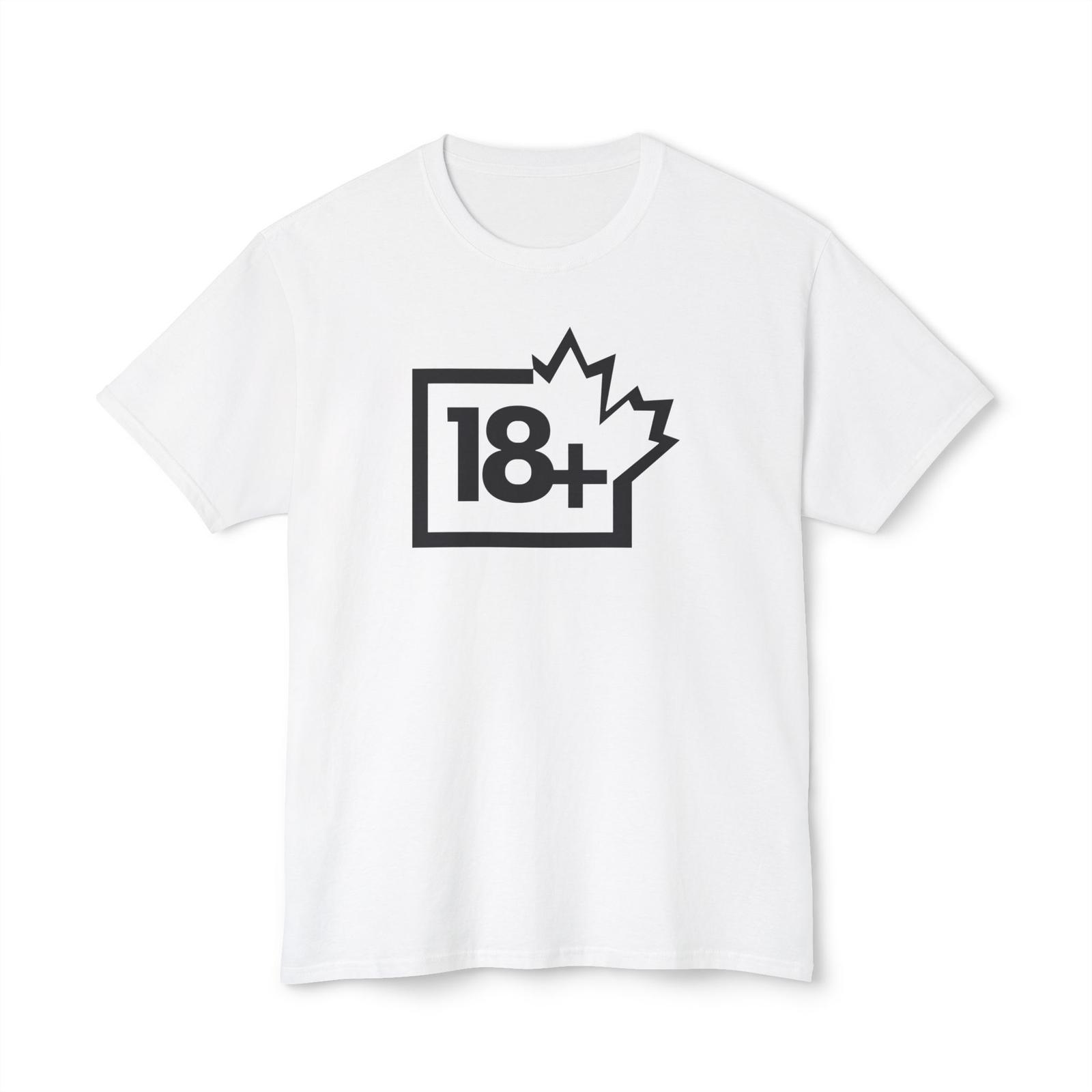 

Vintage Inspired Canadian TV Rating 18+ T-Shirt Mens Womens Tees Top, Retro Tshirt Tops Tee, Unisex Shirt, S
