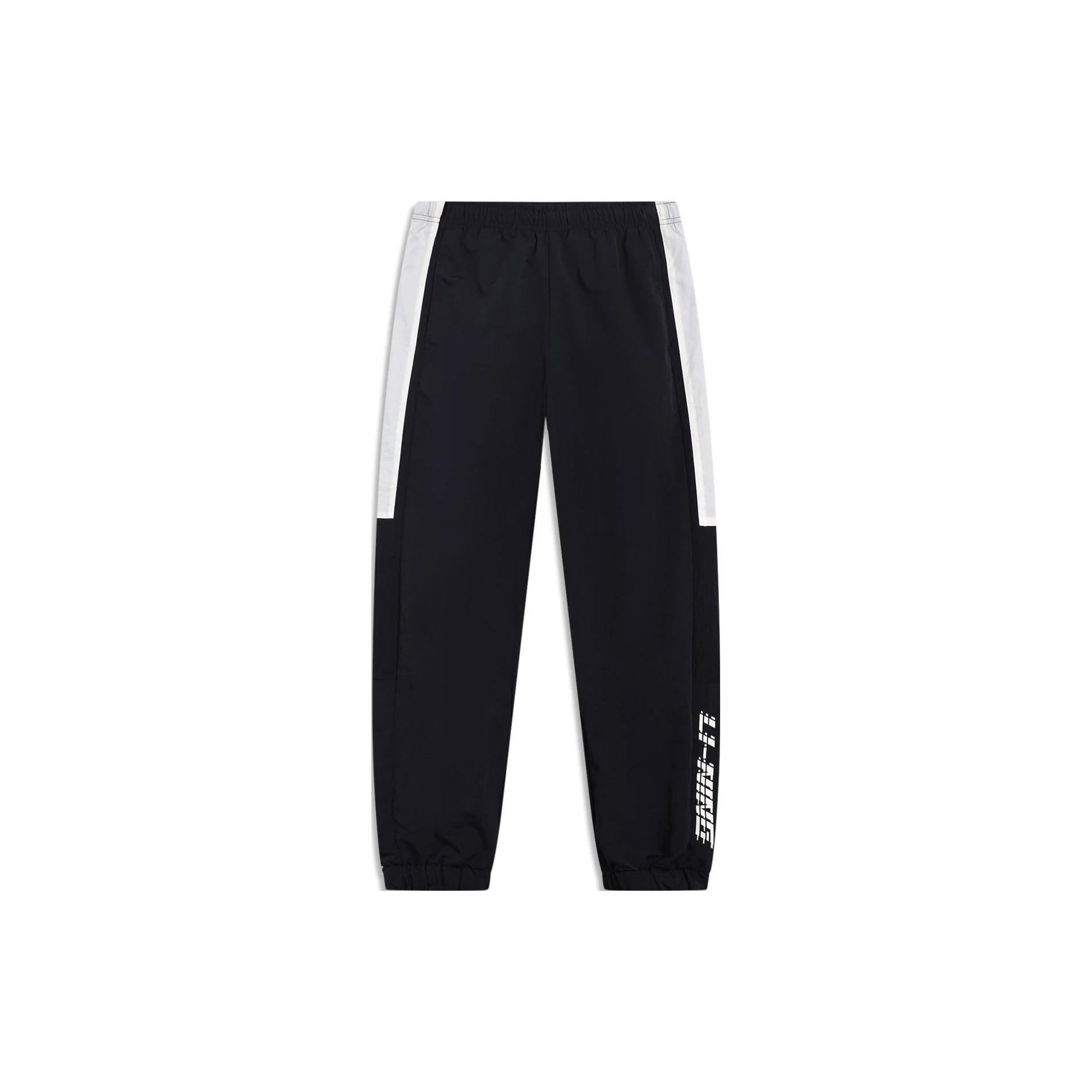 Li-Ning Sports Style Sweatpants Black White Men s AYKT405-2 L