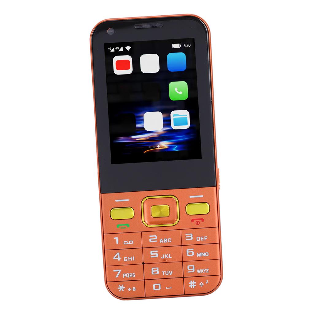 4G LTE Unlocked Mobile Phone for Seniors 2.8 Inch Touch Screen 2GB 16GB Dual SIM Dual Standby Support App Download WiFi