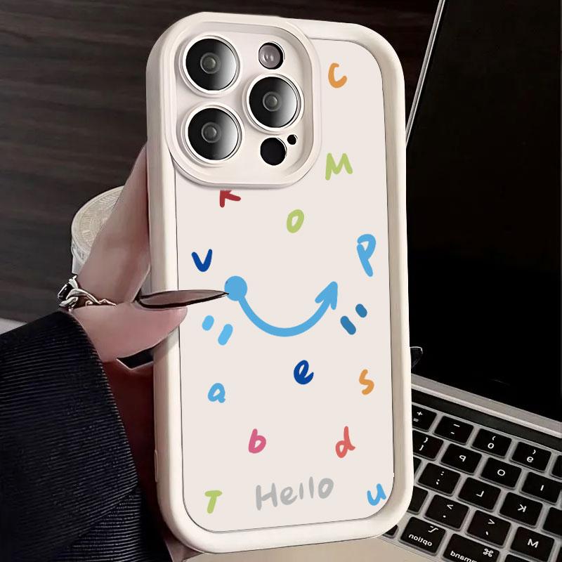 Smiley Face Phone Case For Infinix Note 40 Pro Plus 40X 30 Pro /Note 12 G96 Case Shockproof Soft Silicone Protect Cover Bumper