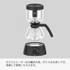 HARIO Electric Coffee Siphon for 3 Cups Practical Capacity 360mL Black Electric Siphon Compact HARIO Glass ECA-3-B
