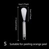 1pc orange peeler, 304 stainless steel orange peeler, simple lemon peeler, vegetable and fruit tools, kitchen tools