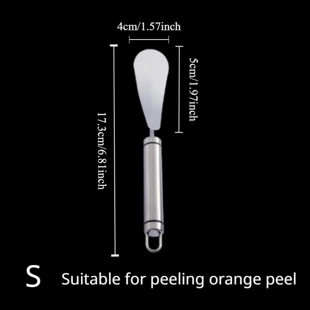 1pc orange peeler, 304 stainless steel orange peeler, simple lemon peeler, vegetable and fruit tools, kitchen tools