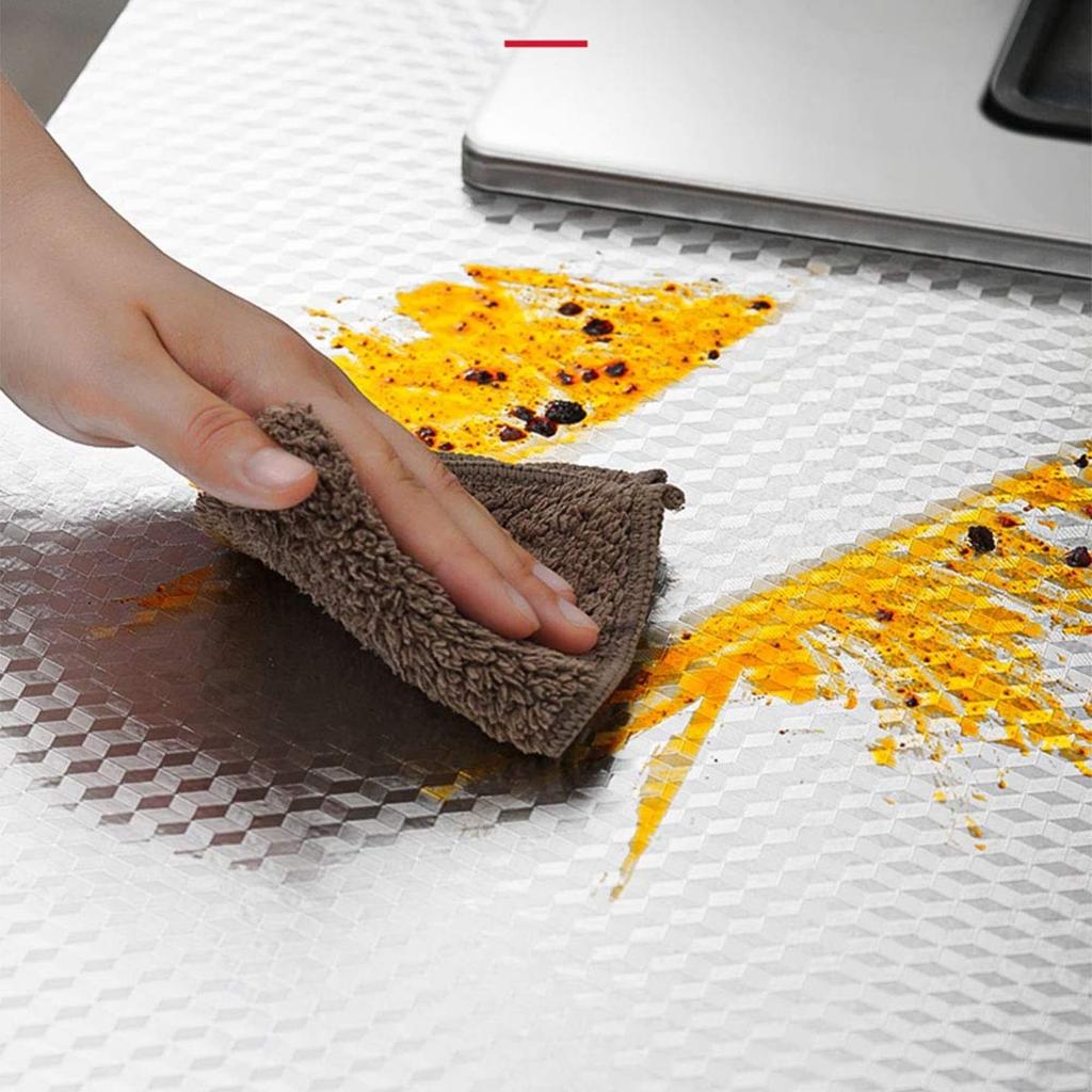 Jiroka Edelstahl Aluminium Küchenrenovierung 40cm Breit x 5m Metallisch Edelstahl Schneiden Renovierung Reparatur Aufkleberbogen, Bogen, Bogen,