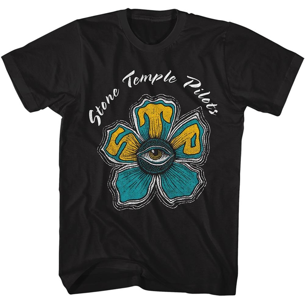 Stone Temple Pilots STP Eye Flower Men T Shirt Rock Band Music Merch S