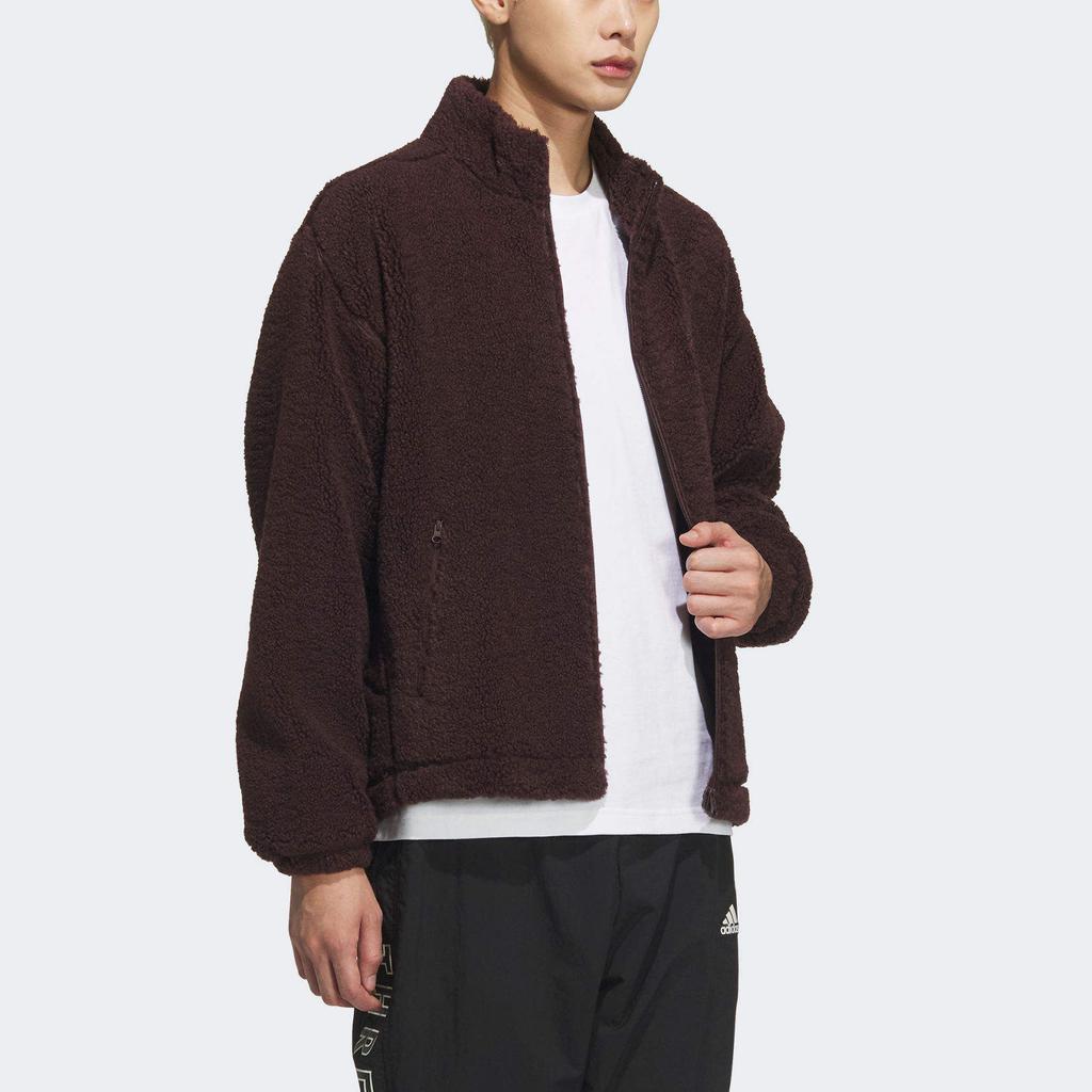 adidas SportPerformance ST WARM MIX Velvet Feel Coat Men's Coffee JI8620