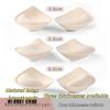 SHEIN Damen-Tränenform-Split-Brustpolster 3-6CM, Dickes Latex für Yoga & Schöner Rücken