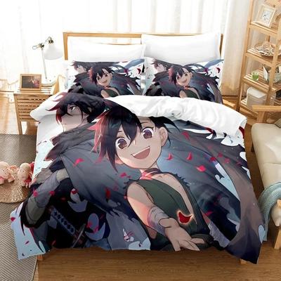 3D-gedrucktes Anime Dororo Bettwäsche-Set Twin Full Queen King Size mit Kissenbezügen Schlafzimmerdeko Heimtextilien Geburtstagsgeschenk
