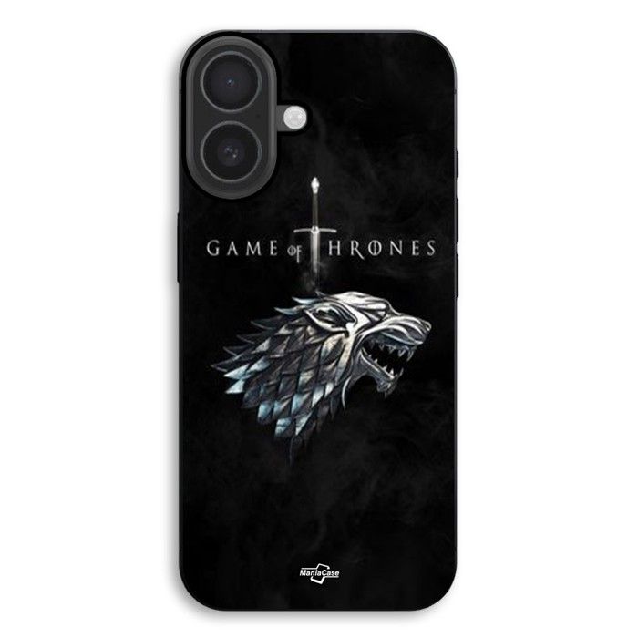 Coque de téléphone - MANIACASE - iPhone 17 - Silicone TPU - Souple - Game Of Thrones House Stark