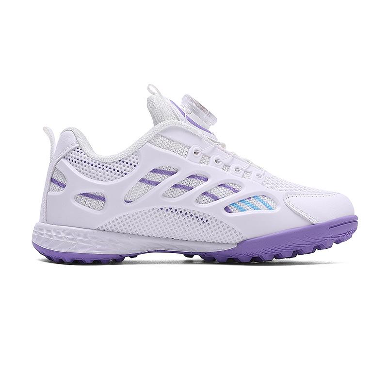 2025 new boys and girls fashion football shoes broken nails student rotating button football training shoes