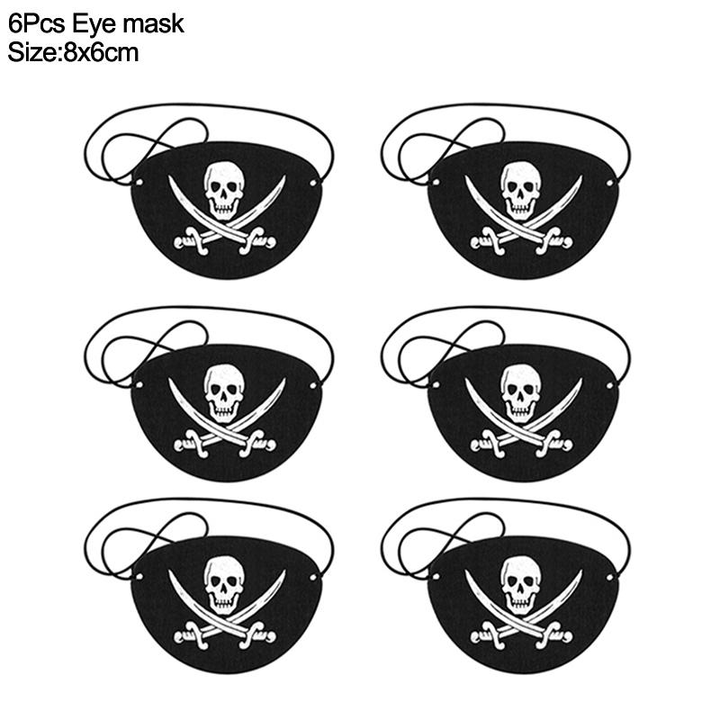 Halloween Pirate Hat Cap Decoration Kids Adult Halloween Masquerade Captain Cosplay Costume Props Pirate Theme Birthday Party
