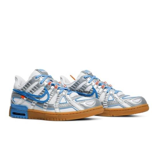 Nike Air Rubber Dunk University Blue Liquid Silver Unisex Low Top Skate Shoe CU6015-100