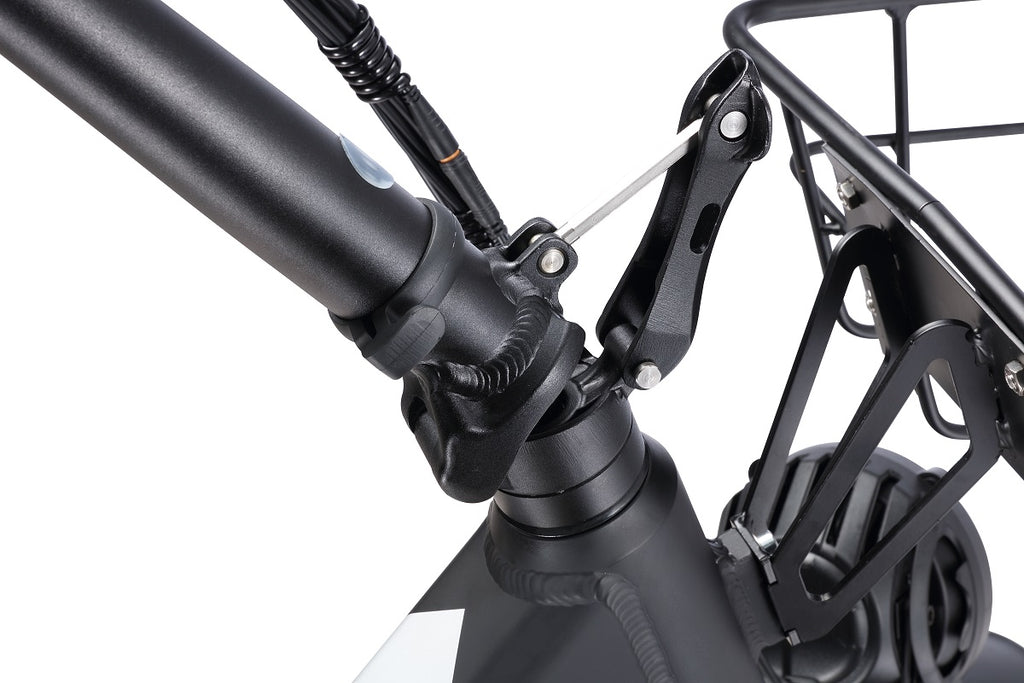 KETELES KS9 City Elektrofahrrad 1000W, 48V 18Ah, Hydraulische Scheibenbremse, Shimano 7-Gang, Drehgasgriff, 20"x4.0" Fat Tyre Falt-E-Bike