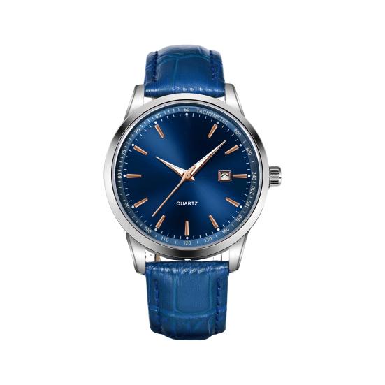 Men Watch Waterproof Design Simple Dial Calendar Function Business Casual Watch Casual Occasion Timepiece
