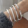 100% Solid 925 Sterling Silver Metal Bracelet for Women Men Shinning Handmade Simple Narrow Flower Bracelets For Birthday Gift