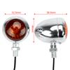 2Pcs Silver Refit For Suzuki Scooter Turn Indicators Motor Lamp 10W DC 12V Motorcycle Turn Signal Light High Quality