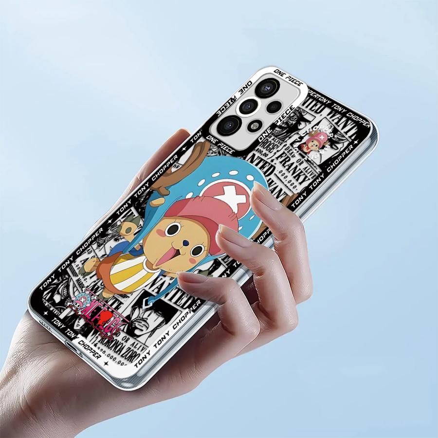 Case for Samsung Galaxy A72 A31 A52 A50 A71 A12 A32 A52s A21s A16 A17 A51 Soft Phone Cover One Piece Nami Tony Chopper