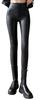 Syvent PU Leather Skinny Stretch Faux Leather and Faux Leather Women's Pants, Fleece-Lined, Leggings, Waterproof, Slimming,