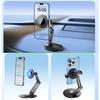 2 in 1 Cellphone Clamp with 17mm Ball Head Smartphone Mount Adapter Magnetic Mount Holder Stand Universal Quick Install