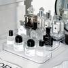 Perfume storage box-Cosmetic storage box, sturdy transparent rack, suitable for kitchen and bathroom countertop cabinet storage