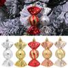 5PCS/Box Party Supplies Crafts Wreath Lollipop Ornament Fake Candy Canes Christmas Candy Ornaments Hanging Decorations