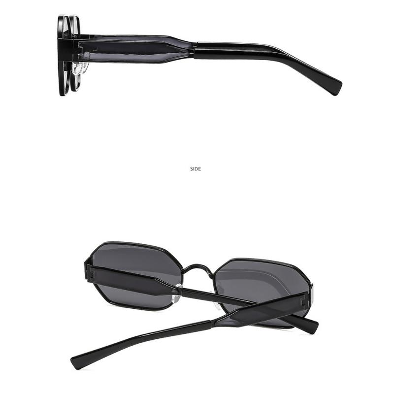 Women's Sunglasses, Metal Polygonal Sunglasses, Men's and Women's Fashion Sunglasses