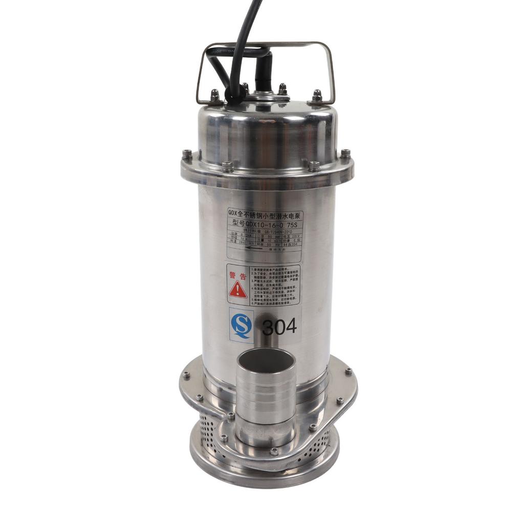 Tauchpumpe Edelstahl Hauswasserwerk Elektrisch Korrosionsbeständig Meerwasserpumpe 750W 220V