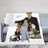 Scarfaces Tony Montana Knitted Blanket The Eyes Chico Flannel Bedding Throw Blankets Rug Piece Printed Gift Multifunction