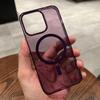 Ultra Thin Transparent Hard Plastic Case for iPhone 15 14 13 12 Pro Max For Magsafe Wireless Charging Magnetic Clear PC Cover