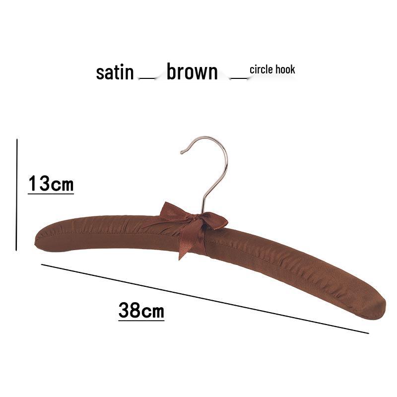 Fabric-Covered Hangers for Hotel: Linen, Silk, Sponge for Cheongsam, Pajamas, and Underwear