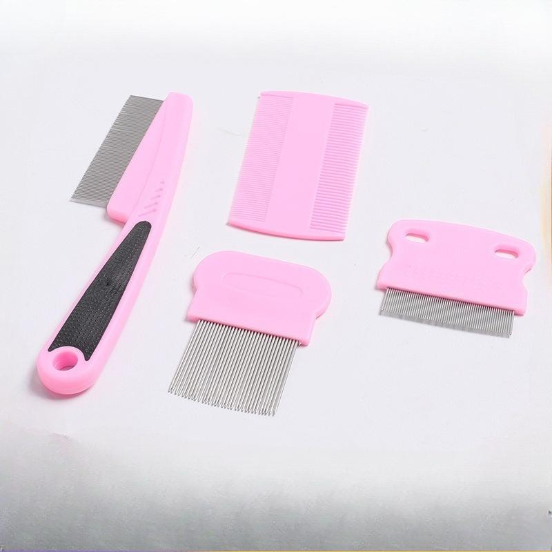 Potřeby pro domácí mazlíčky: Bleší hřeben, Nerezový hřeben s jemnými zuby, Hřeben na odstraňování chlupů, Čisticí hřeben pro kočky a psy, Hřeben specifický pro domácí mazlíčky