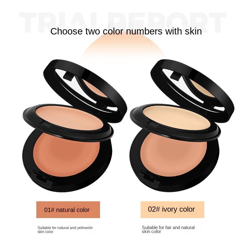 O'CHEAL Base de Maquillaje de Doble Capa con Manteca de Karité Control de Grasa Fijación Larga Duración Corrector Fijador Base Ligera Uso Húmedo y Seco