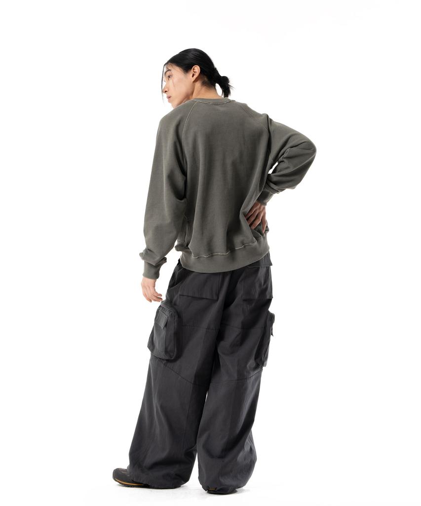 AAKAM Zip Cargo Pocket Pants (Dark Gray)