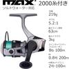 AbuGarcia Max X 2000 Fishing Reel with Line Beginner Friendly Lightweight Durable