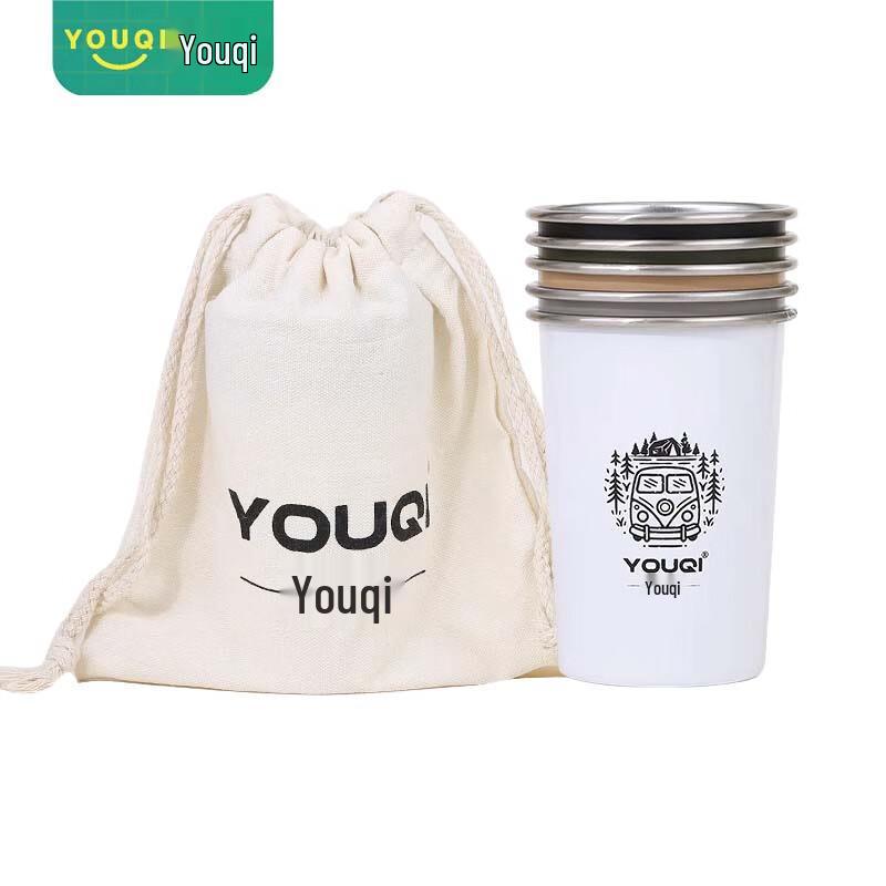 Youqi Outdoor Portable 304 Stainless Steel Cup Set
