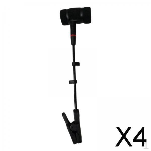 4x Microphone Mic Saxophone